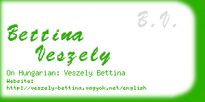 bettina veszely business card